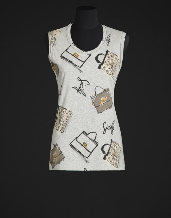 Ärmellose T-Shirts - Ärmellose T-Shirts - Dolce&Gabbana - Sommer 2015 Ärmellose T-Shirts - Ärmellose T-Shirts - Dolce&Gabbana - Sommer 2015