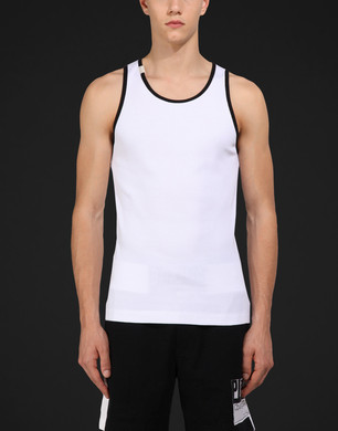 Canotta in costa di cotone - Gym T-shirts - Dolce&Gabbana - Estate 2014 Canotta in costa di cotone - Gym T-shirts - Dolce&Gabbana - Estate 2014