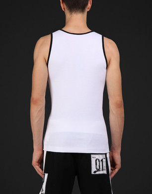 Canotta in costa di cotone - Gym T-shirts - Dolce&Gabbana - Estate 2014 Canotta in costa di cotone - Gym T-shirts - Dolce&Gabbana - Estate 2014