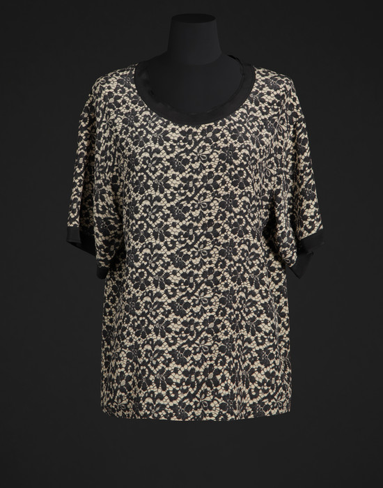 Blusa in crepe de chine - Top - Dolce&Gabbana - Estate 2014 Blusa in crepe de chine - Top - Dolce&Gabbana - Estate 2014