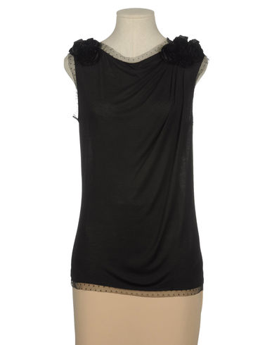 ZOOM VALENTINO T-SHIRT COUTURE - Sleeveless t-shirt