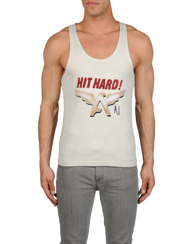 ZOOM ARMANI JEANS - Sleeveless t-shirt