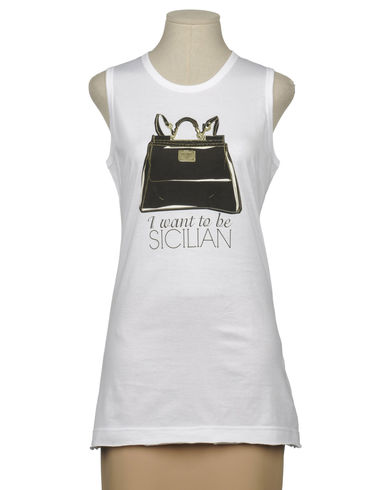 ZOOM DOLCE & GABBANA - Sleeveless t-shirt