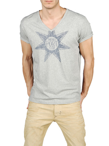 DIESEL - Short sleeves - T-HAPY-R 00DFM