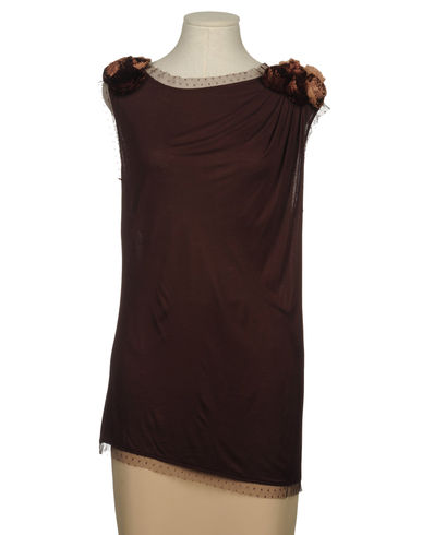 ZOOM VALENTINO T-SHIRT COUTURE - Sleeveless t-shirt