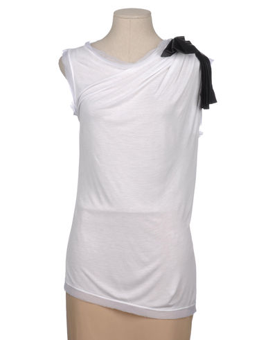ZOOM VALENTINO T-SHIRT COUTURE - Sleeveless t-shirt