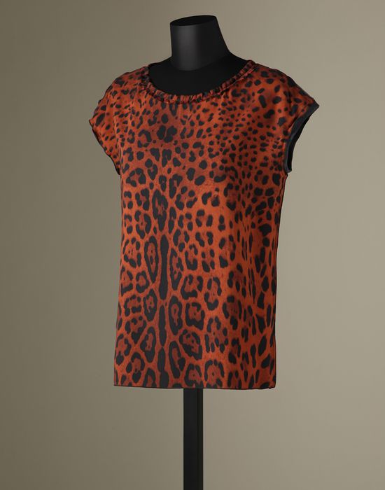 LEOPARD PRINT TANK TOP - T-Shirts - Dolce&Gabbana - Winter 2014 LEOPARD PRINT TANK TOP - T-Shirts - Dolce&Gabbana - Winter 2014