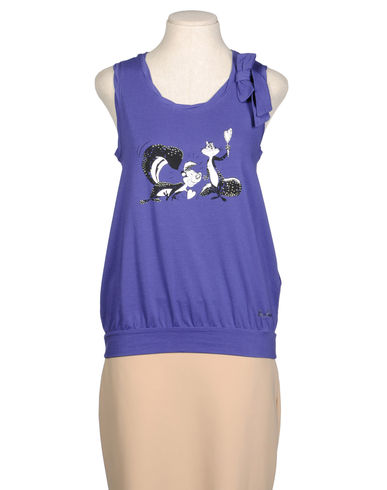 ZOOM LIU •JEANS - Sleeveless t-shirt