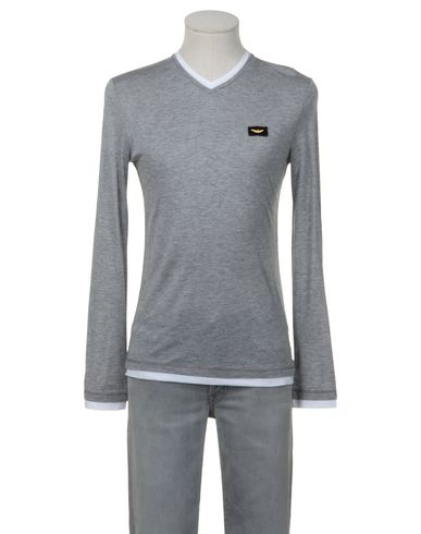 ZOOM ARMANI JEANS - Long sleeve t-shirt