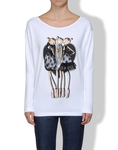 Moschino, Langärmliges T-Shirt
