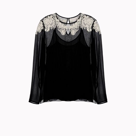 Stella McCartney, Top Beckett mit Spitzenstickerei