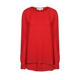 STELLA McCARTNEY, Maniche lunghe, Romley Top - Top in Cady