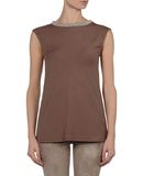 BRUNELLO CUCINELLI - Sleeveless t-shirt