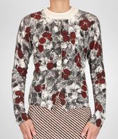 Bottega Veneta® Cashmere Fine Silk Primerose Print Cardigan Bottega Veneta® Cashmere Fine Silk Primerose Print Cardigan
