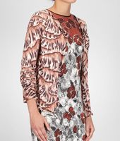 Bottega Veneta® Silk Printed Cardigan Bottega Veneta® Silk Printed Cardigan