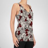 Cashmere Fine Silk Primerose Print Top - Sweater and top - BOTTEGA VENETA - PE13 - 1180