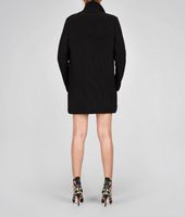 Bottega Veneta® Wool Nappa Detail Maxi Cardigan Bottega Veneta® Wool Nappa Detail Maxi Cardigan