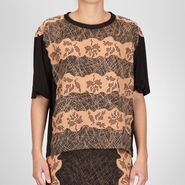 Studded Viscose Crepe Printed Top - Sweater and top - BOTTEGA VENETA - PE13 - 1820