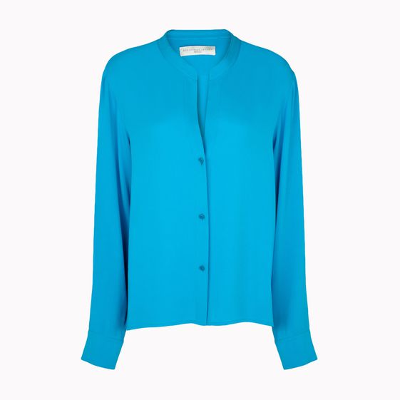 Stella McCartney, Silk Stand Collar Blouse