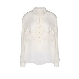 STELLA McCARTNEY, Maniche lunghe, Blusa in Raso di Seta a Maniche Lunghe