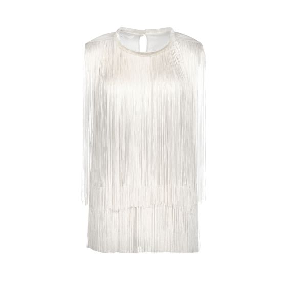 Stella McCartney, Kalkio Top Columbia aus Seidenchiffon und Crêpon