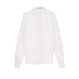 STELLA McCARTNEY, Camicia, Camicia Fraser in Popeline Bianco Lavato 