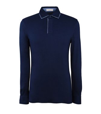Long-sleeved Polo  ERMENEGILDO ZEGNA