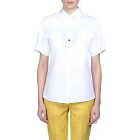STELLA McCARTNEY, Camicia, Maida Shirt - Camicia Bianca in Cotone Organico