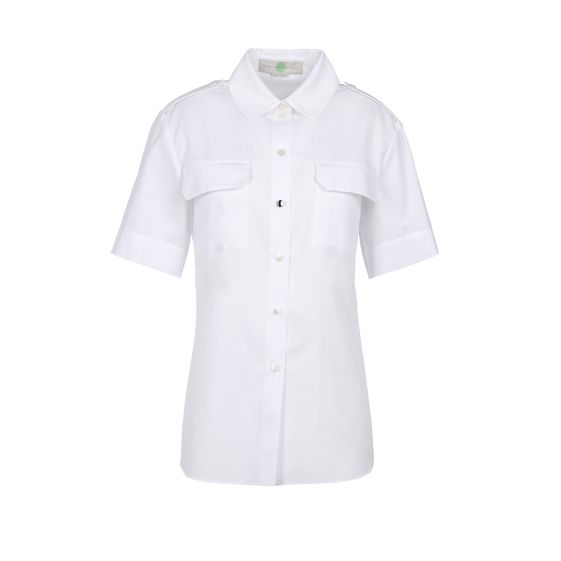 Stella McCartney, White Organic Herringbone Maida Shirt