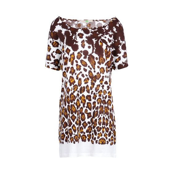 Stella McCartney, Leopard Print Organic Cotton Tee