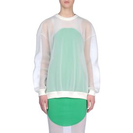 STELLA McCARTNEY, Maniche lunghe, Maglione a Maniche Lunghe in Airtex