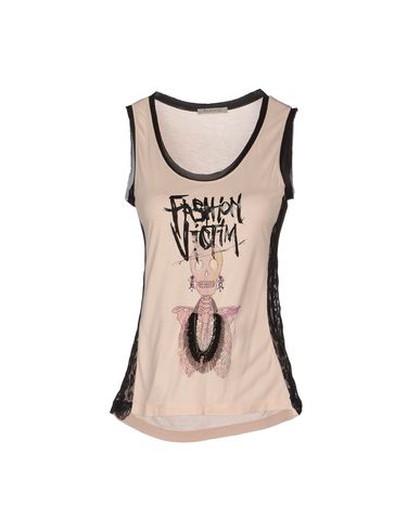 ZOOM PINKO GREY - Sleeveless t-shirt