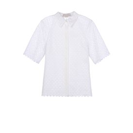 STELLA McCARTNEY, Camicia, Camicia Carrie con Ricamo a Intaglio