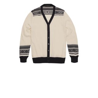 ALEXANDER MCQUEEN, Cardigan, Fair Isle Stripe Cardigan
