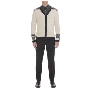 ALEXANDER MCQUEEN, Cardigan, Fair Isle Stripe Cardigan