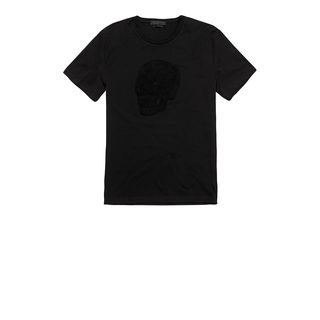 ALEXANDER MCQUEEN, Skull T-shirt, Skull Embroidered T-Shirt