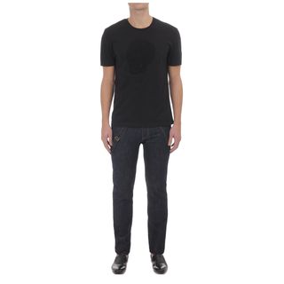 ALEXANDER MCQUEEN, Skull T-shirt, Skull Embroidered T-Shirt
