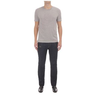 ALEXANDER MCQUEEN, Skull T-shirt, Skull Embroidered T-Shirt