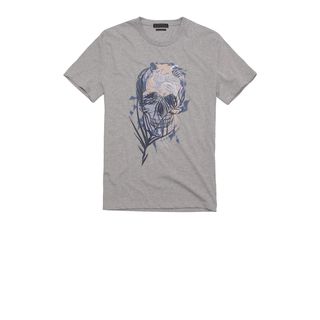 ALEXANDER MCQUEEN, Skull T-shirt, Palm Camouflage Print Skull T-shirt