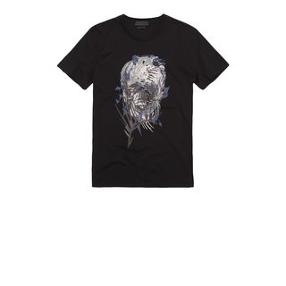 ALEXANDER MCQUEEN, Skull T-shirt, Palm Camouflage Print Skull T-shirt