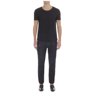 ALEXANDER MCQUEEN, Skull T-shirt, Waffle Jersey T-Shirt