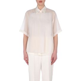 STELLA McCARTNEY, Manica corta, Camicia Dore in Organza di Seta