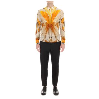 ALEXANDER MCQUEEN, V-neck, Dragonfly Print V-Neck Sweater