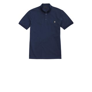 ALEXANDER MCQUEEN, Polo Shirt, Piqué Cotton Embroidered Skull Polo-Shirt