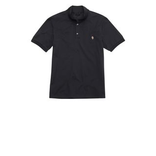 ALEXANDER MCQUEEN, Polo Shirt, Piqué Cotton Embroidered Skull Polo-Shirt