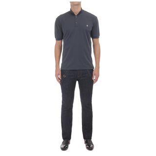 ALEXANDER MCQUEEN, Polo Shirt, Piqué Cotton Embroidered Skull Polo-Shirt
