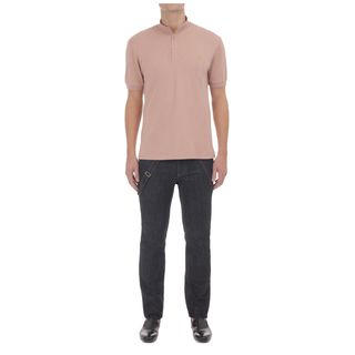 ALEXANDER MCQUEEN, Polo Shirt, Piqué Cotton Embroidered Skull Polo-Shirt