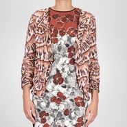 Silk Printed Cardigan - Sweater and top - BOTTEGA VENETA - PE13 - 670
