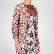 Silk Printed Cardigan - Sweater and top - BOTTEGA VENETA - PE13 - 670