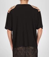 Bottega Veneta® Studded Viscose Crepe Printed Top Bottega Veneta® Studded Viscose Crepe Printed Top